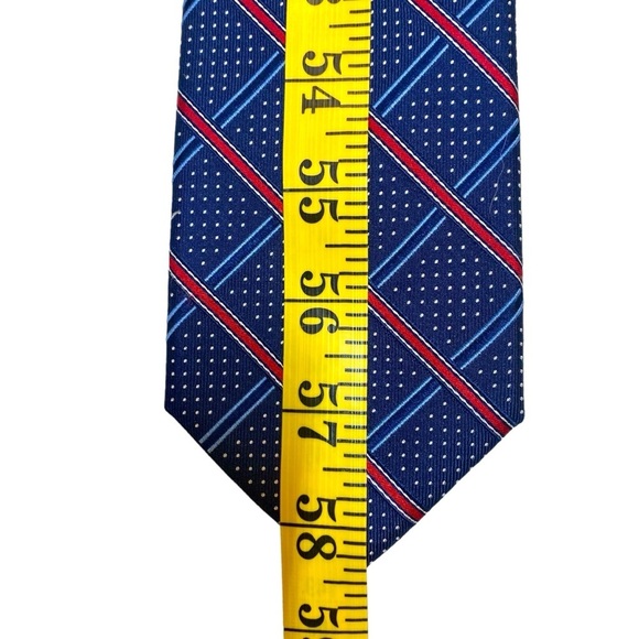 Set of 3 Tommy Hilfiger Mens Silk Printed Executive Ties Wardrobe Professional - Picture 10 of 16